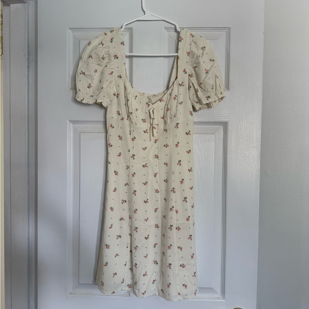 Floral Cream Dress